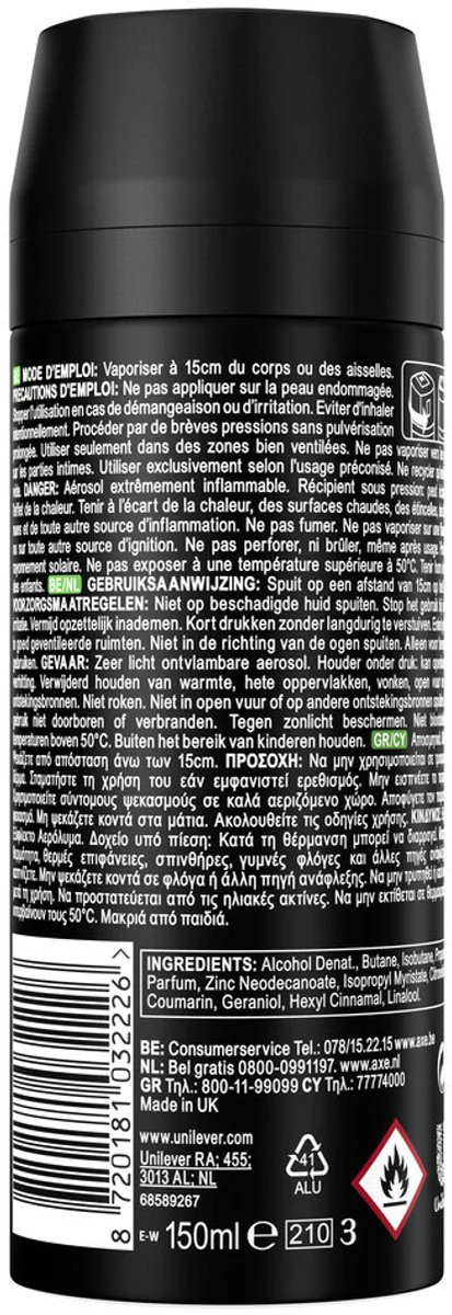 Axe Africa Deodorant Bodyspray 150ML