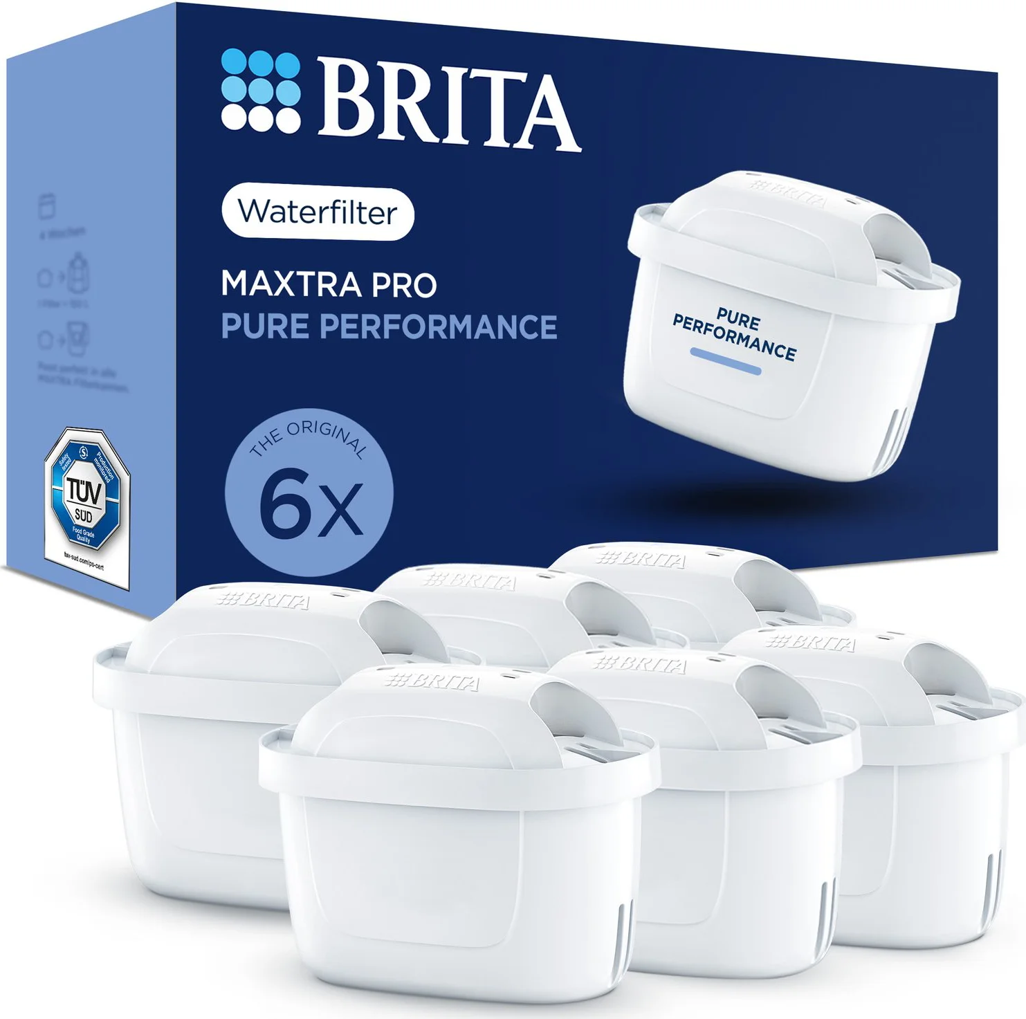 Brita Maxtra Pro Filterpatroon Pure Performance 6ST