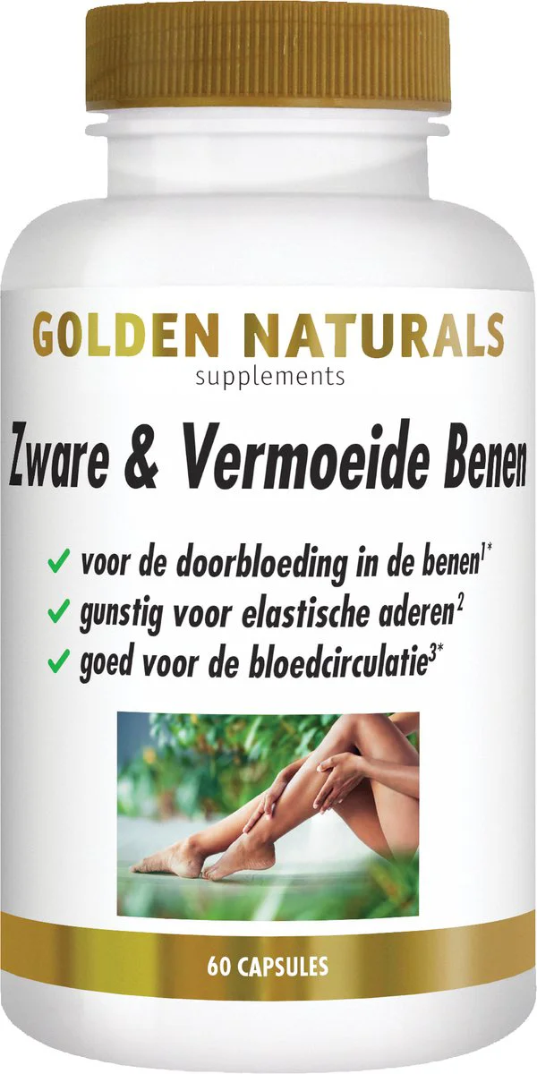 Golden Naturals Zware & Vermoeide Benen Capsules 60VCP