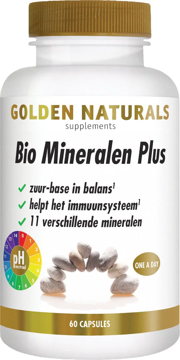 Golden Naturals Bio Mineralen Plus 60 vegacapsules
