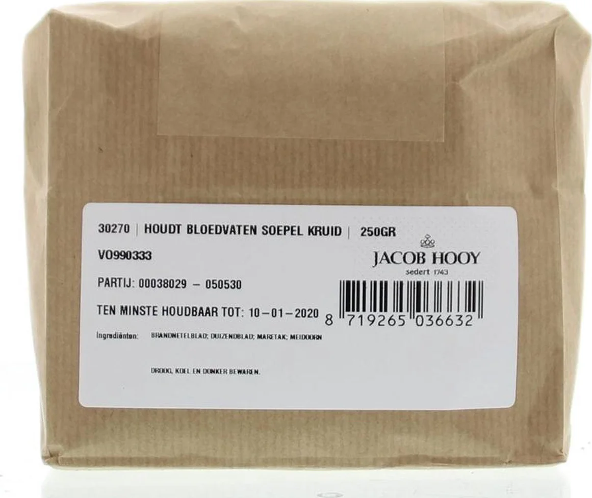 Jacob Hooy Houdt Bloedvaten Soepel Kruid 250GR