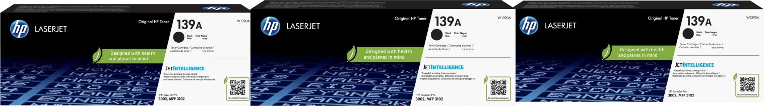 HP 139A Toner Zwart Triple Pack