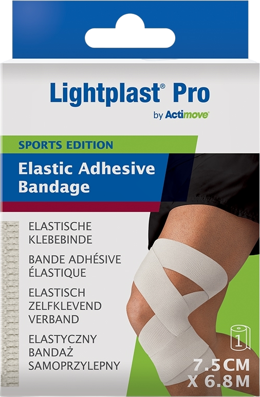 Actimove Elastic Adhesive Bandage Wit 7.5cm x 6.8m