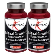 2x Lucovitaal Ideaal Gewicht Konjacwortel Garcinia Cambogia 60 capsules
