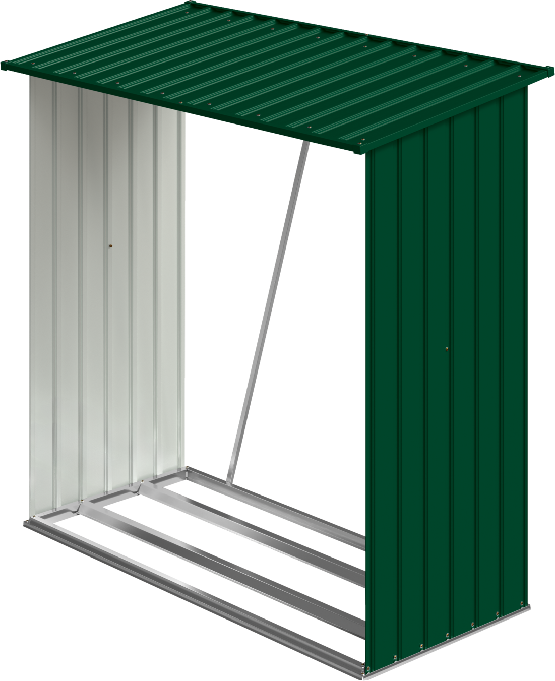 PARKSIDE Brandhoutrek, 164 x 82 x 149-160 cm (Groen)