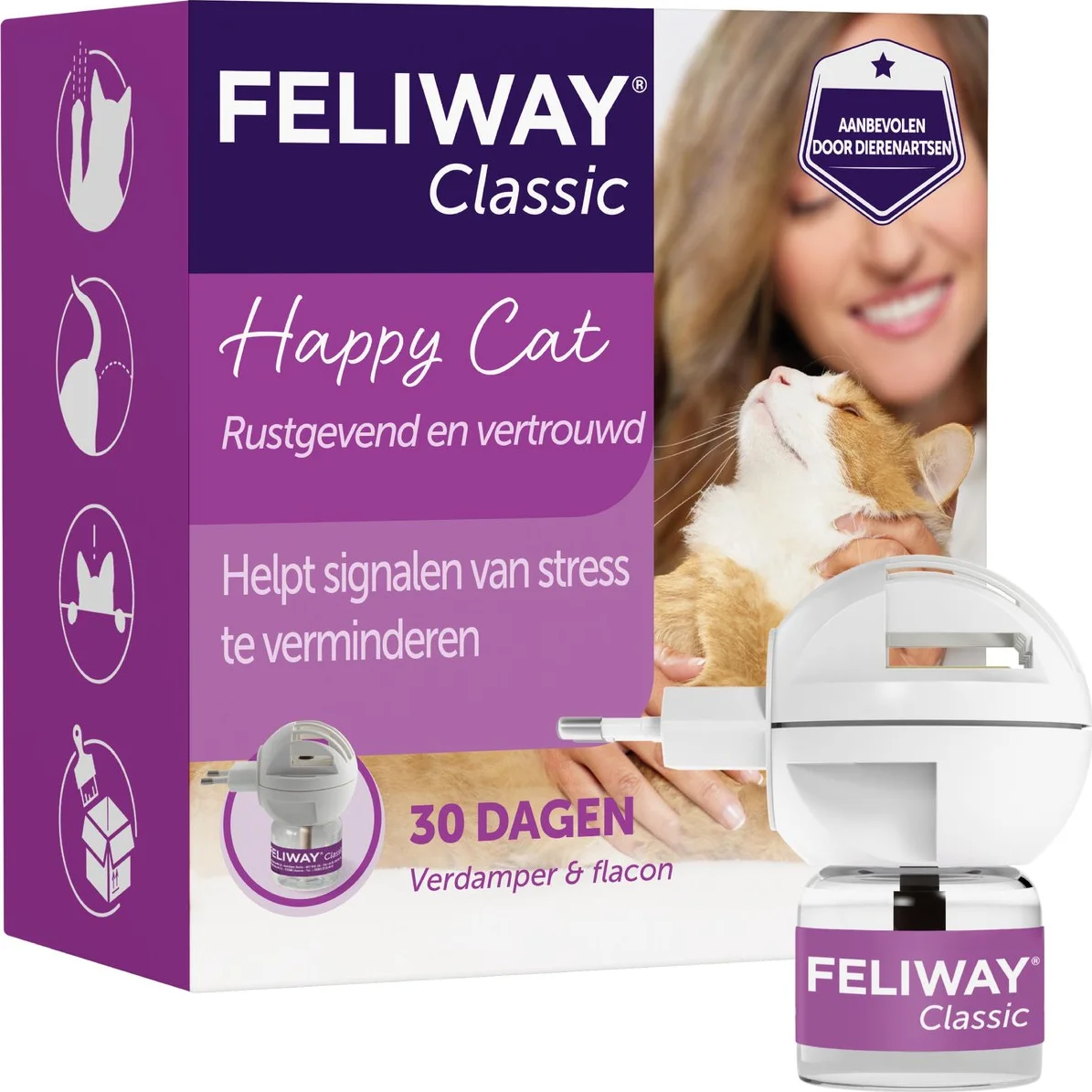 Feliway Classic Starterset Verdamper + Navulling 48 ml