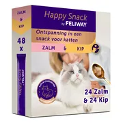 Feliway Happy Snack Kat Kip & Zalm 48x15 gr