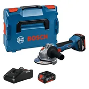 Bosch Professional GWS 18V-8 Accu haakse slijper 125mm 18V 4.0Ah in L-Boxx - 06019N9002