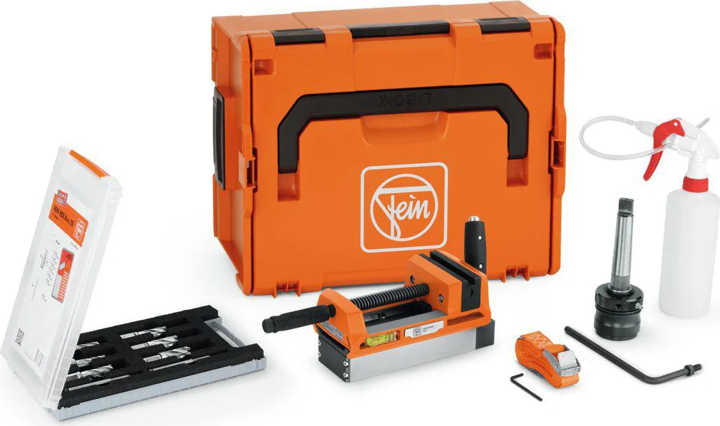 Fein VersaMAG Magneetbankschroef met kernborenset MK3 in L-Boxx - 90701007000