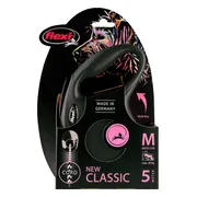 Flexi Rollijn Classic Koord 5 mtr tot 20 kg Zwart