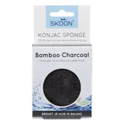 Skoon Konjac Sponge Bamboo Charcoal