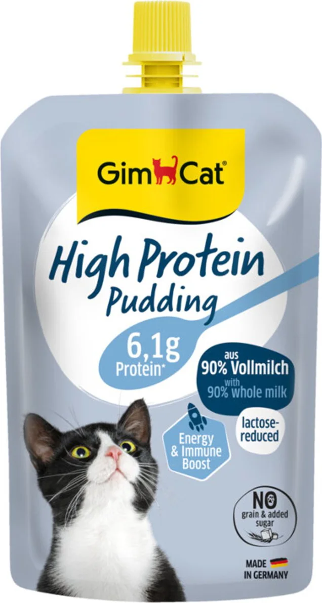 10x GimCat Pudding Kattensnack High Protein 100 gr