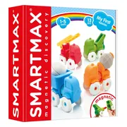 SmartMax My First Vehicles - Magnetische Voertuigen - 13-Delige Bouwset met Zachte Elementen - Educatief Speelgoed voor Peuters - Vanaf 1 Jaar