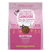 Schesir Born Carnivore Kitten Kattenvoer Chicken & Egg 255 gr