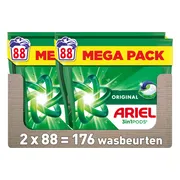 2x Ariel 3in1 Wasmiddel Pods Original 88 stuks