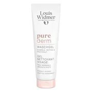 Louis Widmer Purederm Wash Gel Gezicht Ongeparfumeerd 125 ML