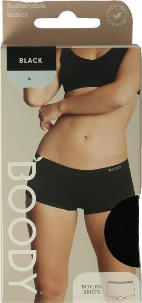Boody Boyleg Damesslip Zwart S