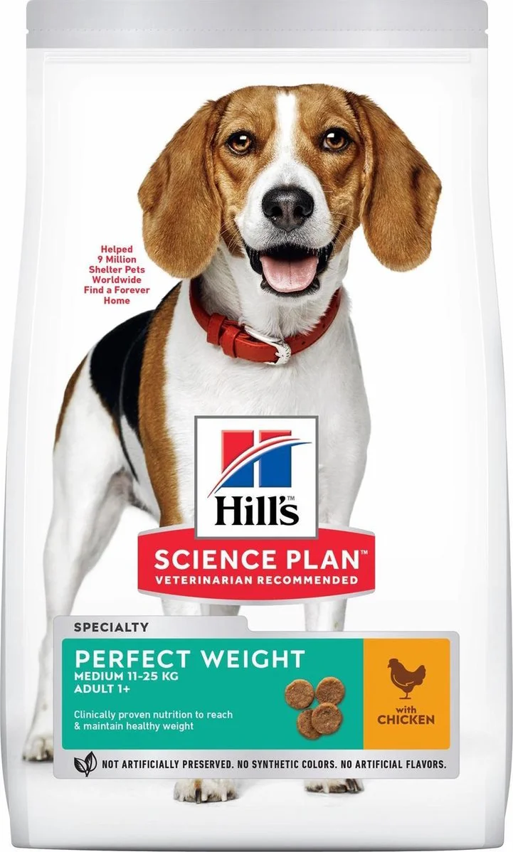 Hill's Canine Adult Perfect Weight Kip Medium 2 kg