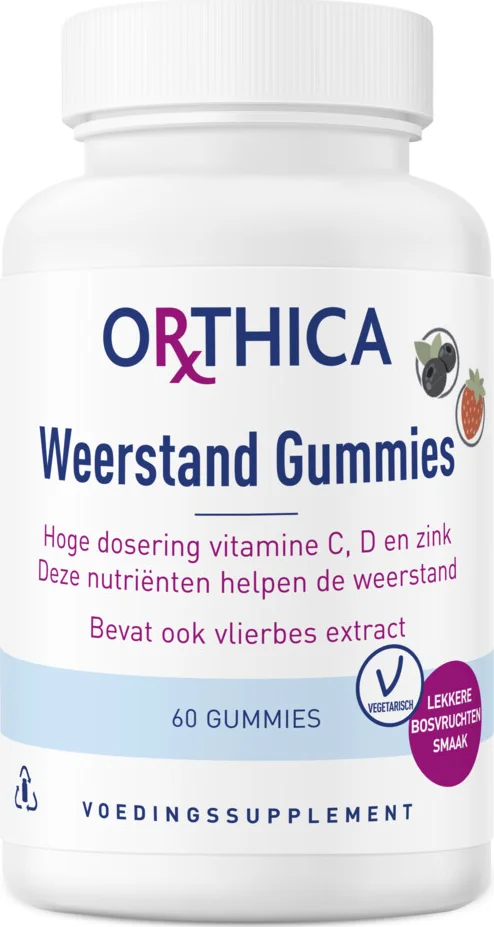 2x Orthica Weerstand Gummies 60 stuks