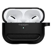 Spigen Rugged Armor Hoesje geschikt voor de Apple AirPods Pro Zwart