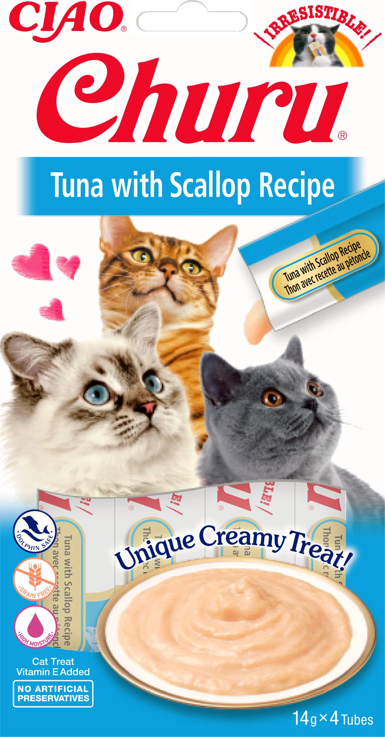 Ciao Kattensnack Churu Tonijn - Sint Jacobsschelp 60 gr