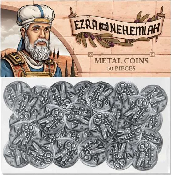 Ezra and Nehemiah Metal Coins (50)