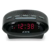 5x Alecto ICR-210 Wekkerradio Zwart