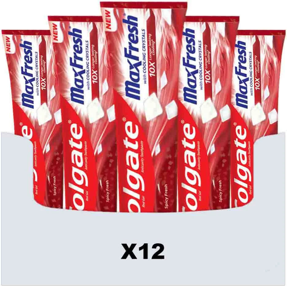 12x Colgate Tandpasta Fresh Gel 75 ml