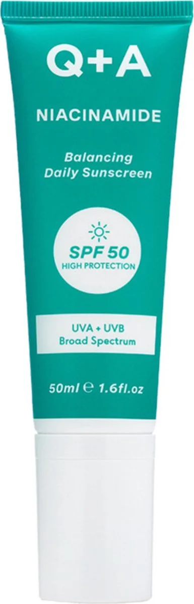 Q+A Face Sunscreen SPF 50 Balancing 50 ml
