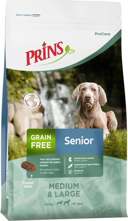 Prins ProCare Graanvrij Senior Hondenvoer 3 kg