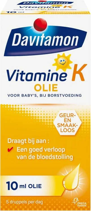 3x Davitamon Vitamine K Olie 10 ml