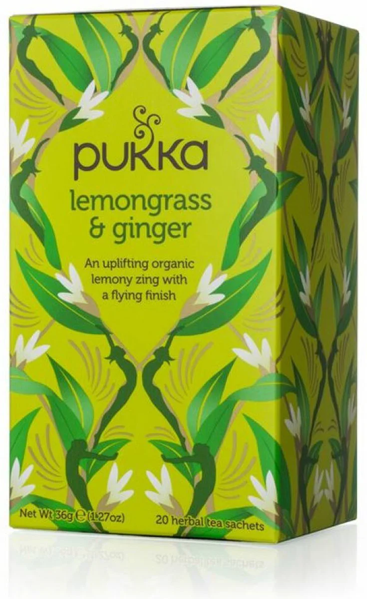 Pukka Biologische Thee Lemongrass Ginger 20 stuks