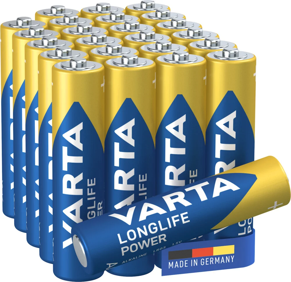 Varta Longlife Power Batterijen AAA Clear Value Pack 24 stuks