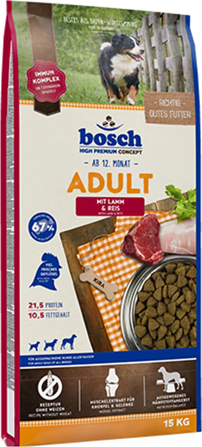 Bosch Adult Lamb & Rice 15kg