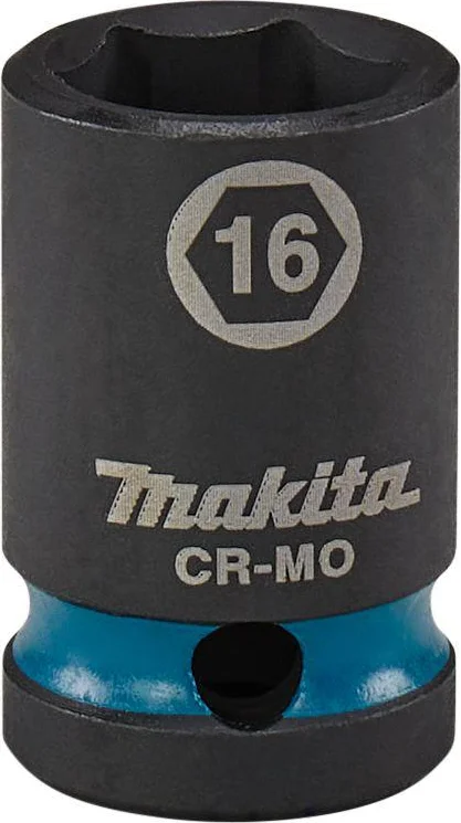Makita E-16128 Impact Black Krachtdop 1/2" kort | 16 mm