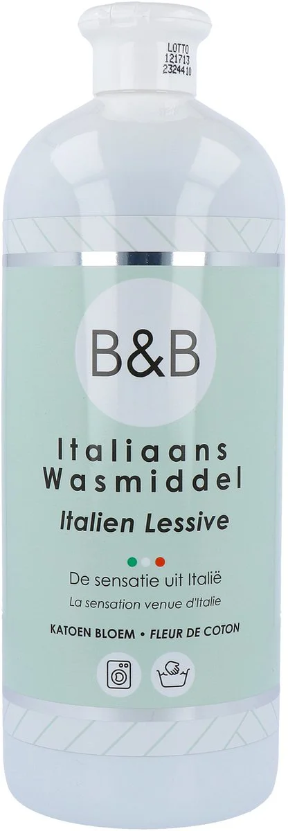 B&B Italiaans Wasparfum - Wasmiddel Katoen 1LT