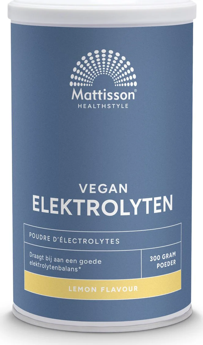 Mattisson HealthStyle Elektrolyten Lemon Poeder 300GR
