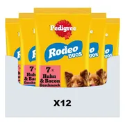 12x Pedigree Hondensnack Rodeo Kip 123 gr