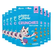8x Edgard & Cooper Adult Crunchies Kattensnack Zalm 50 gr