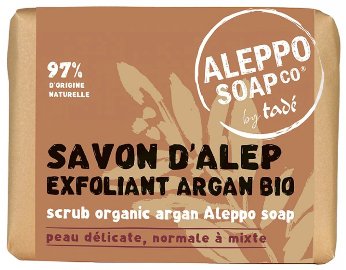 Aleppo Soap Co Savon D'Alep Exfoliant Argan Zeep 100GR