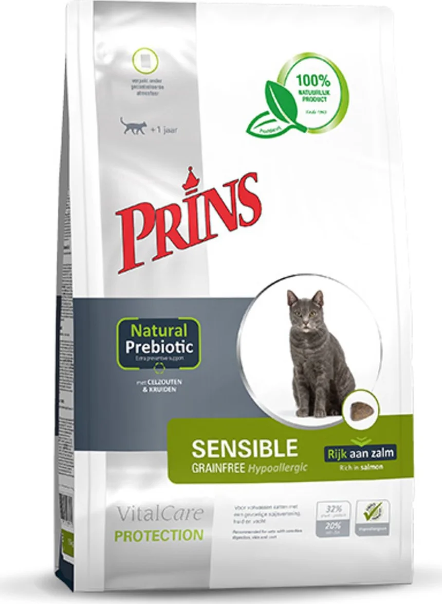 Prins VitalCare Protection Sensible Grainfree Hypoallergic Kattenvoer 5 kg