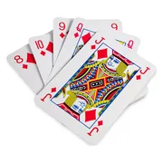 BS Toys Kaartspel Groot - Gigantische Kaarten - Kaartspellen - Pesten – Klaverjassen – Jokeren – Ezelen - Speelgoed Kinderen - Cadeau kind