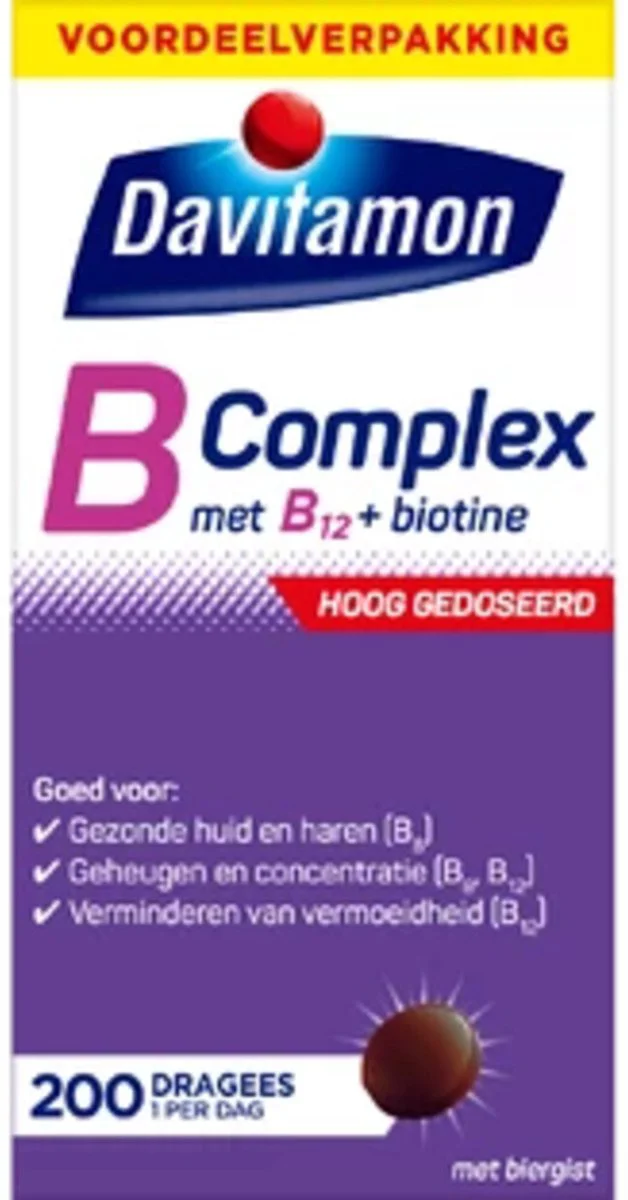 4x Davitamon B Complex Forte 200 stuks