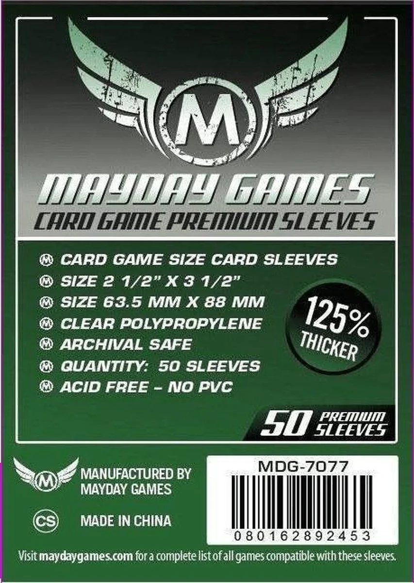 Mayday Premium Sleeves (63.5x88mm)