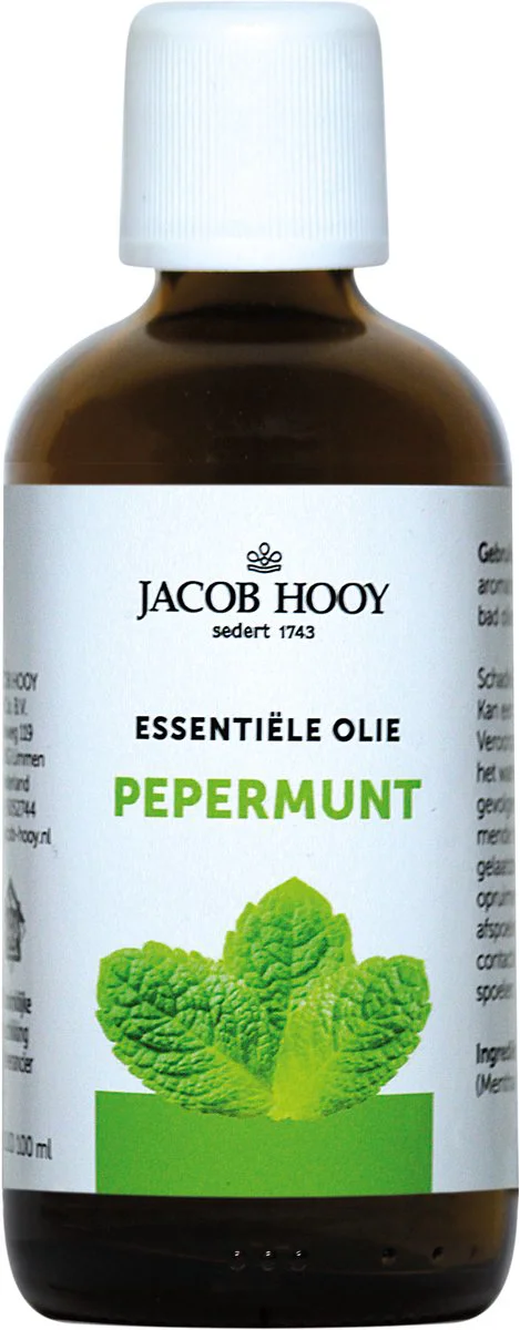 Jacob Hooy Essentiële Olie Pepermunt 100ML