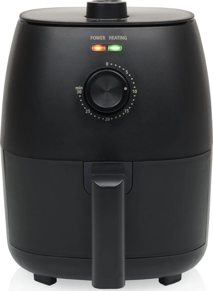 Airfryer Tristar FR‑9014 – Mini Crispy Fryer – 2 Liter – Compact Heteluchtfriteuse voor 1–2 Personen – 1150W – Vetarm Bakken – Zwart