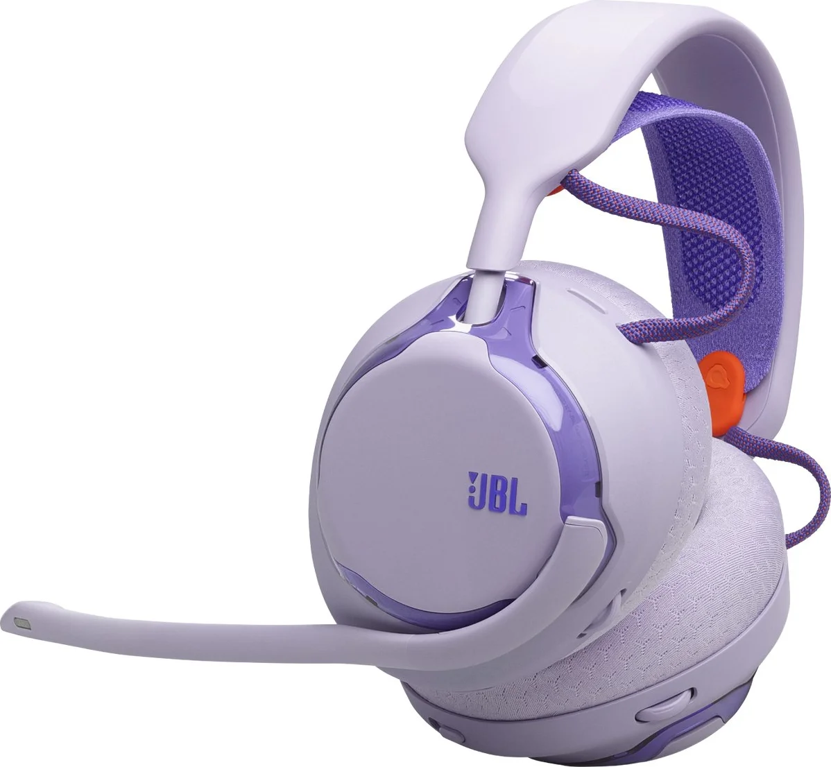 JBL Quantum 650 - Draadloze Gaming & Multitask Headset - 2.4 GHz & Bluetooth - Lage Latency - 50 Uur Batterij - JBL Quantum Engine Software - Over-ear - Paars