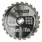 Makita B-33087 Cirkelzaagblad Hout (noest/spijker) | Embedded Tip | 355 x 30 mm | 24-tands