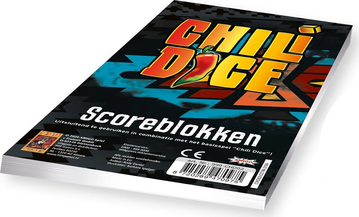 Chili Dice - Scoreblokken