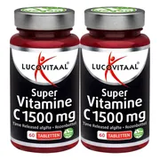 2x Lucovitaal Super Vitamine C1500 Time Released 60 tabletten